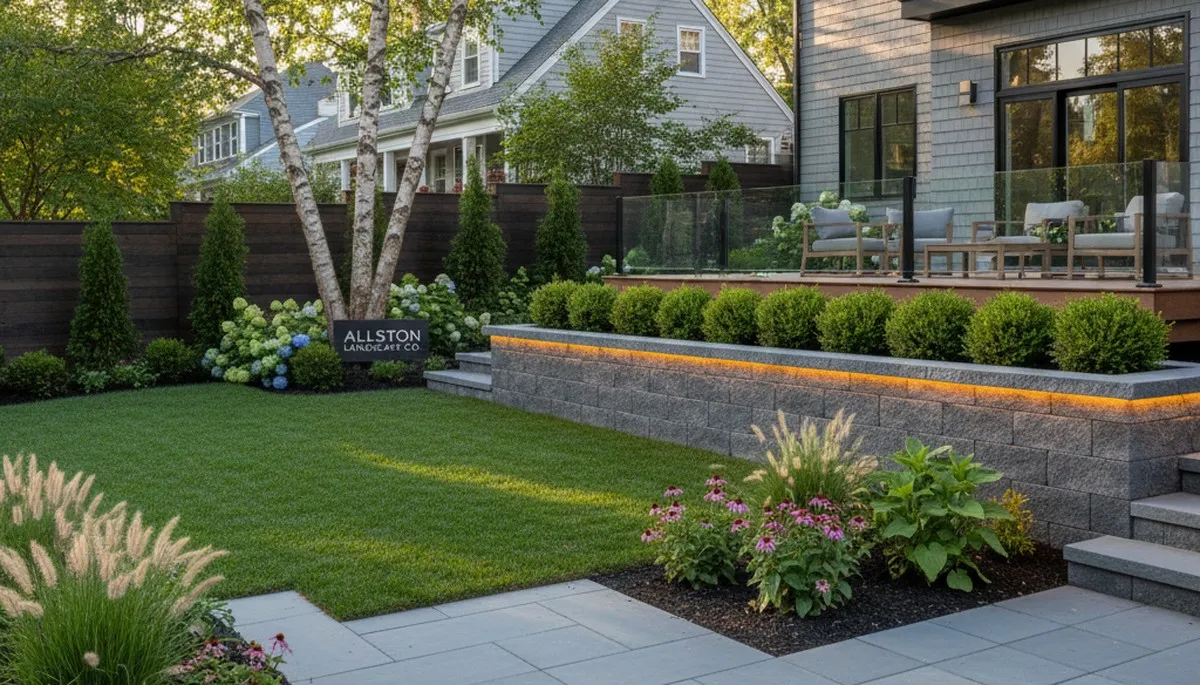 Landscaping services in Waltham, MA for lawn care, garden maintenance, and outdoor property improvement