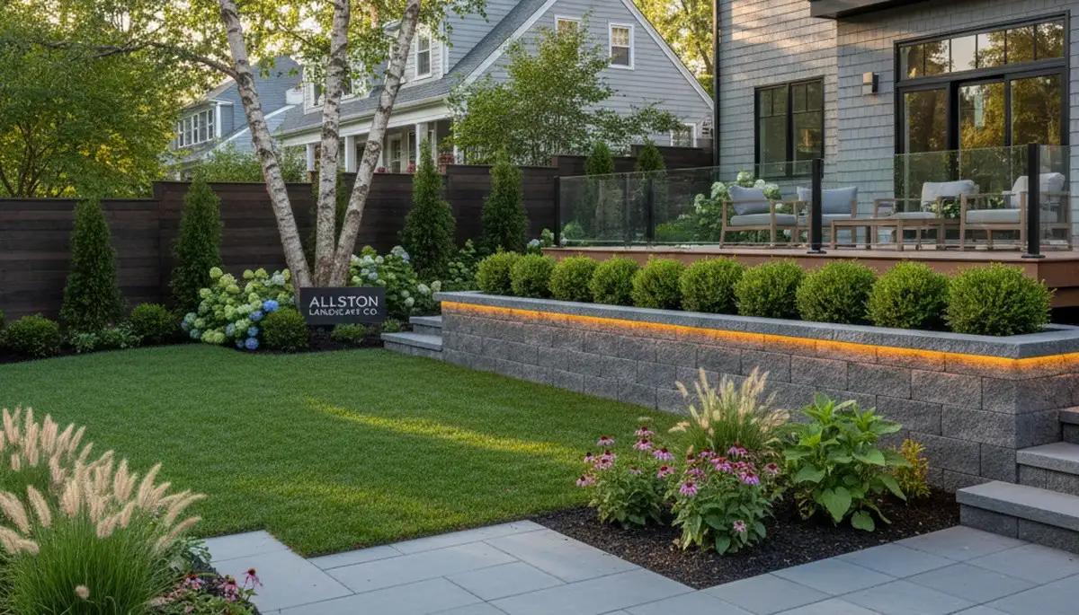 Landscaping services in Waltham, MA for lawn care, garden maintenance, and outdoor property improvement