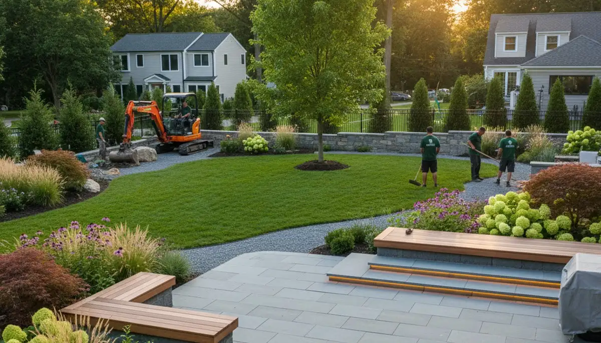 Landscaping services in Waltham, MA for lawn care, planting, and outdoor property maintenance