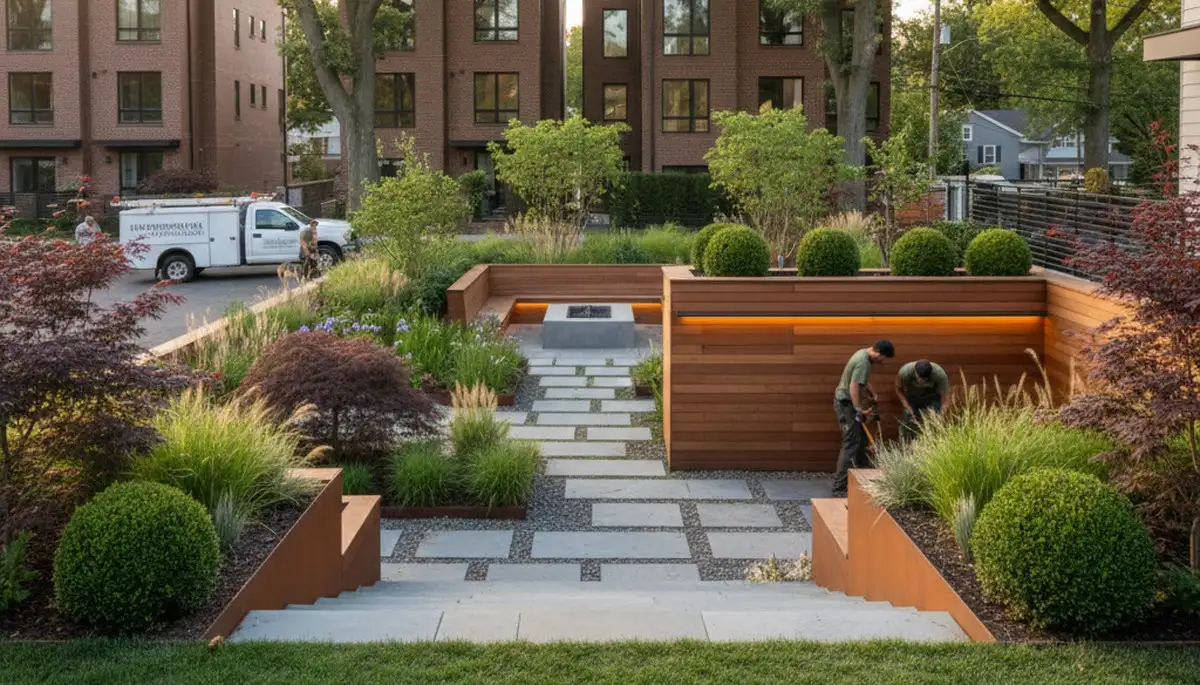 Landscaping service in Waltham, MA for lawn care and outdoor property maintenance