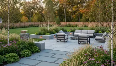 Landscaping service in Waltham, MA providing lawn care and yard maintenance
