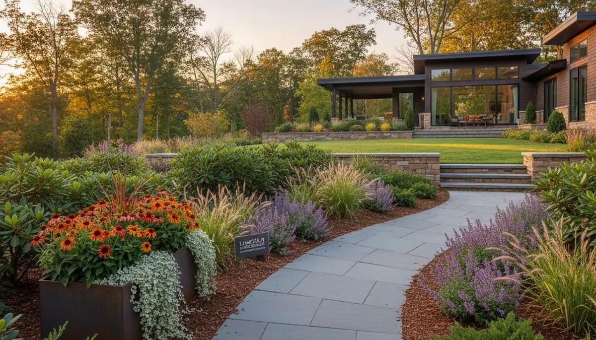 Landscaping team serving Waltham, MA with professional lawn care and outdoor maintenance