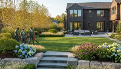 Landscaping services in Waltham, MA for residential and commercial properties