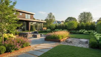 Landscape crew providing professional landscaping services in Waltham, MA