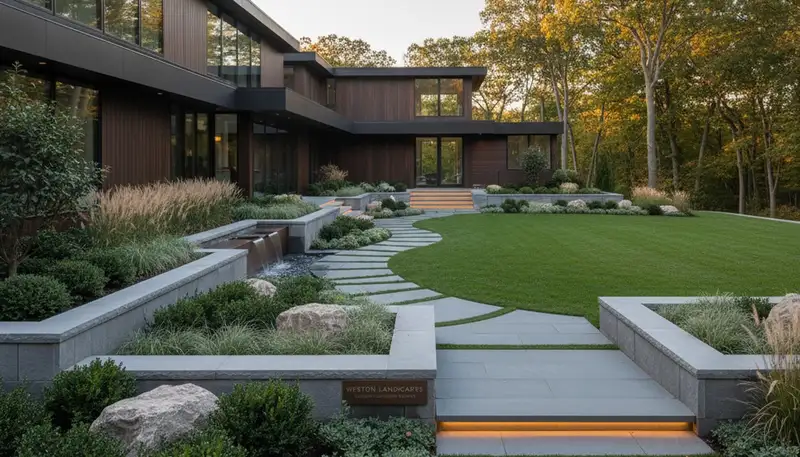 Landscaping services in Waltham, MA for residential and commercial properties